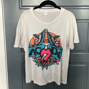 Madeworn ACDC distressed T-shirt